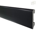 Zócalo Resistente al Agua Top Round Negro Azabache 14mm x 75mm x 2400mm