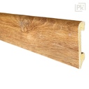 Zócalo Resistente al Agua Top Round Roble Dorado 14mm x 75mm x 2400mm