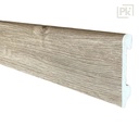 Zócalo Resistente al Agua Top Round Gris Frances 14mm x 75mm x 2400mm