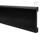 Zócalo Resistente al Agua Top Round Negro Azabache 15mm x 100mm x 2400mm