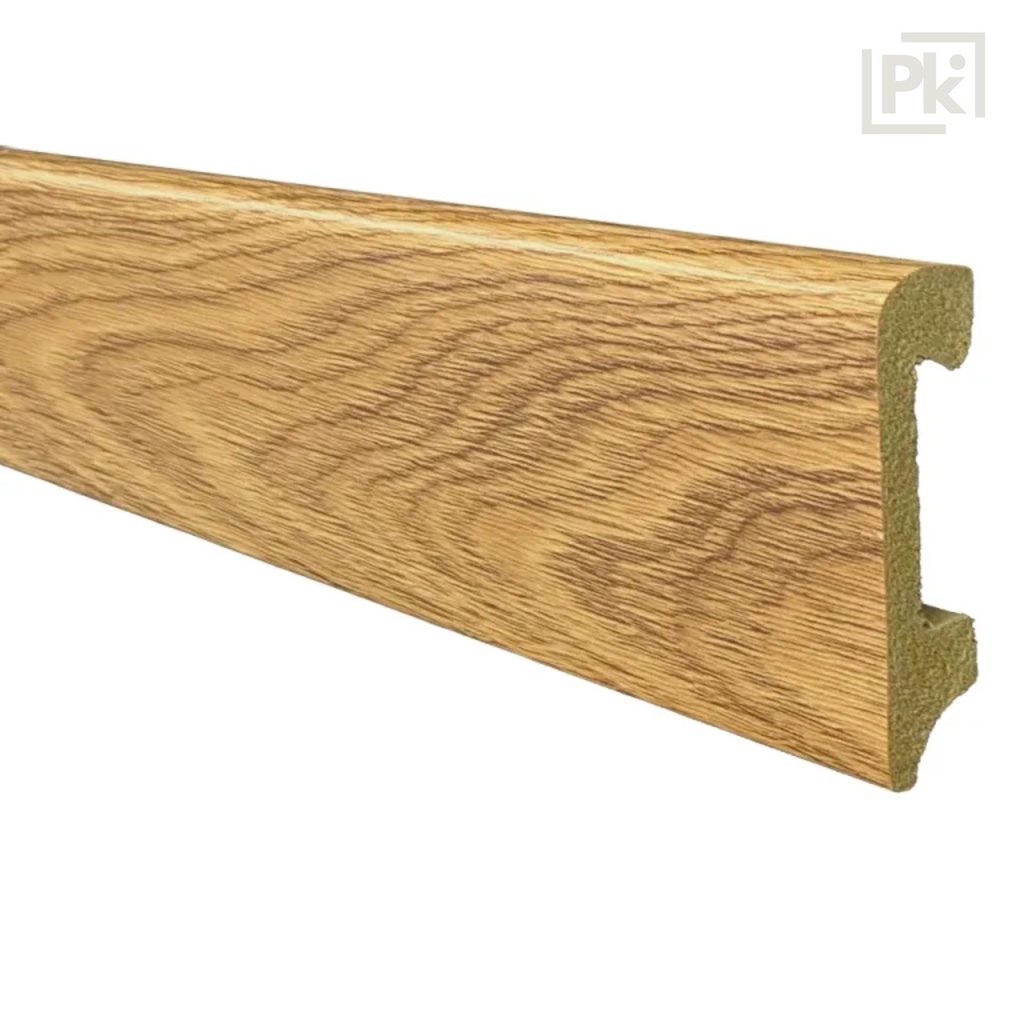 Zócalo Resistente al Agua Top Round Roble Cobre 14mm x 75mm x 2400mm