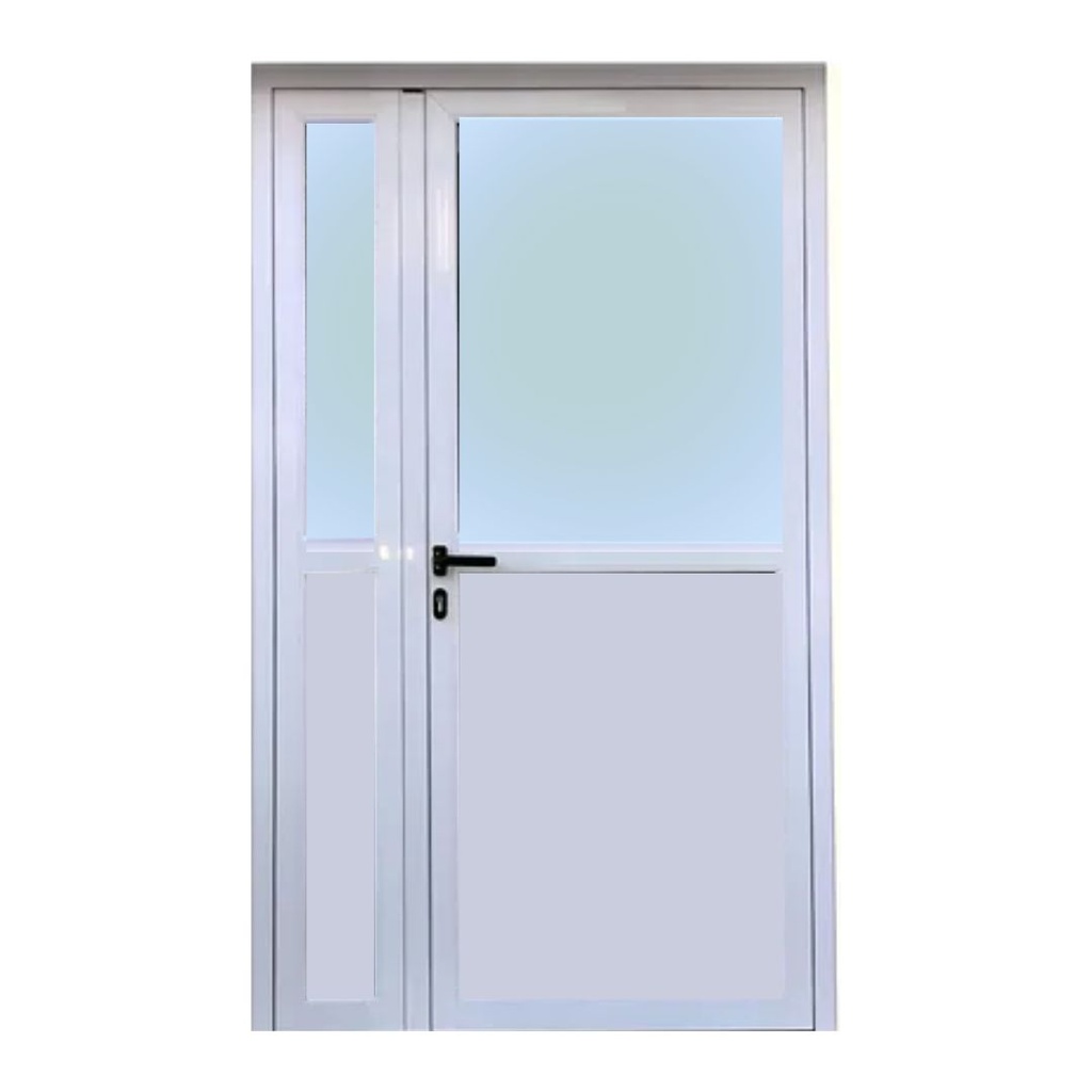 Puerta y media - 1/2 Vidrio (Derecha, 1.25 x 2.00)