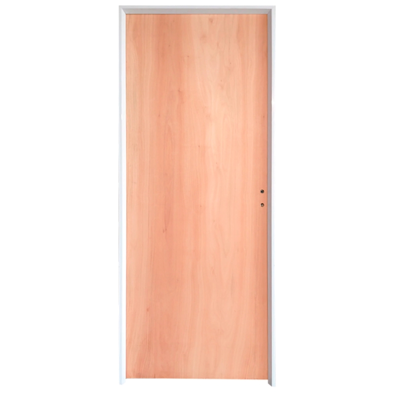 Puerta placa cedrillo marco aluminio (Derecha, 0,70 x 2,00)