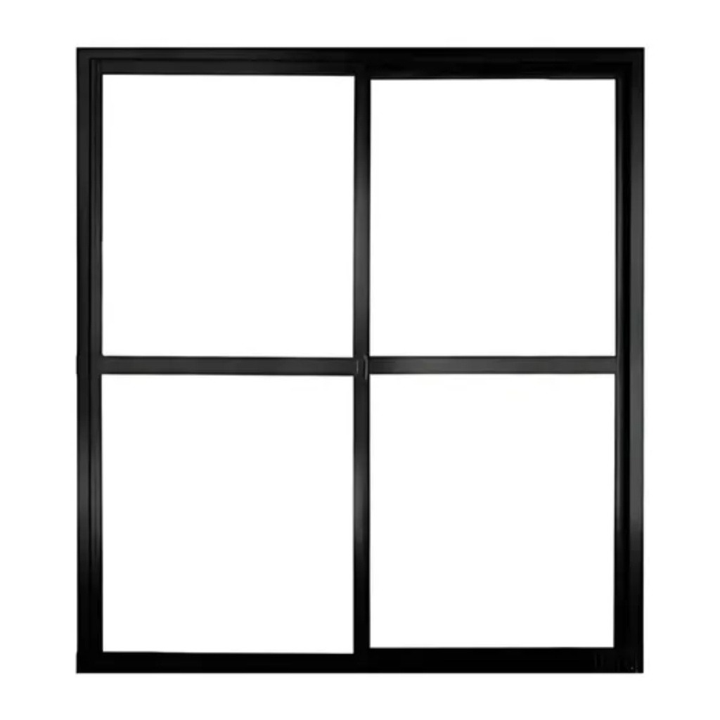 [83-200200n] 2.00 x 2.00 Puerta Ventana NEGRA HERRERO