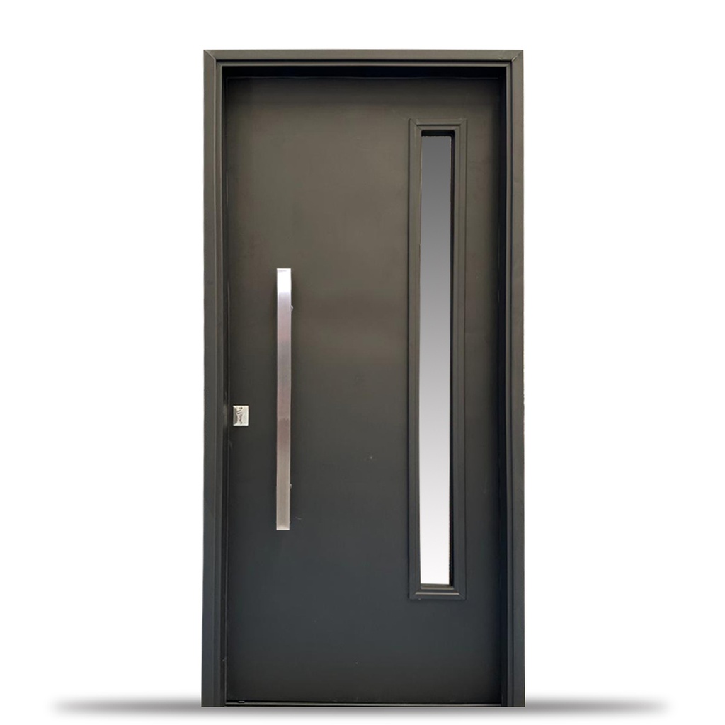 1800PF Negra | Puerta (Derecha, 0.90 x 2.05)