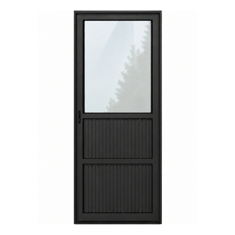 Puerta 1/2 VIDRIO NEGRA 25mm (Derecha)