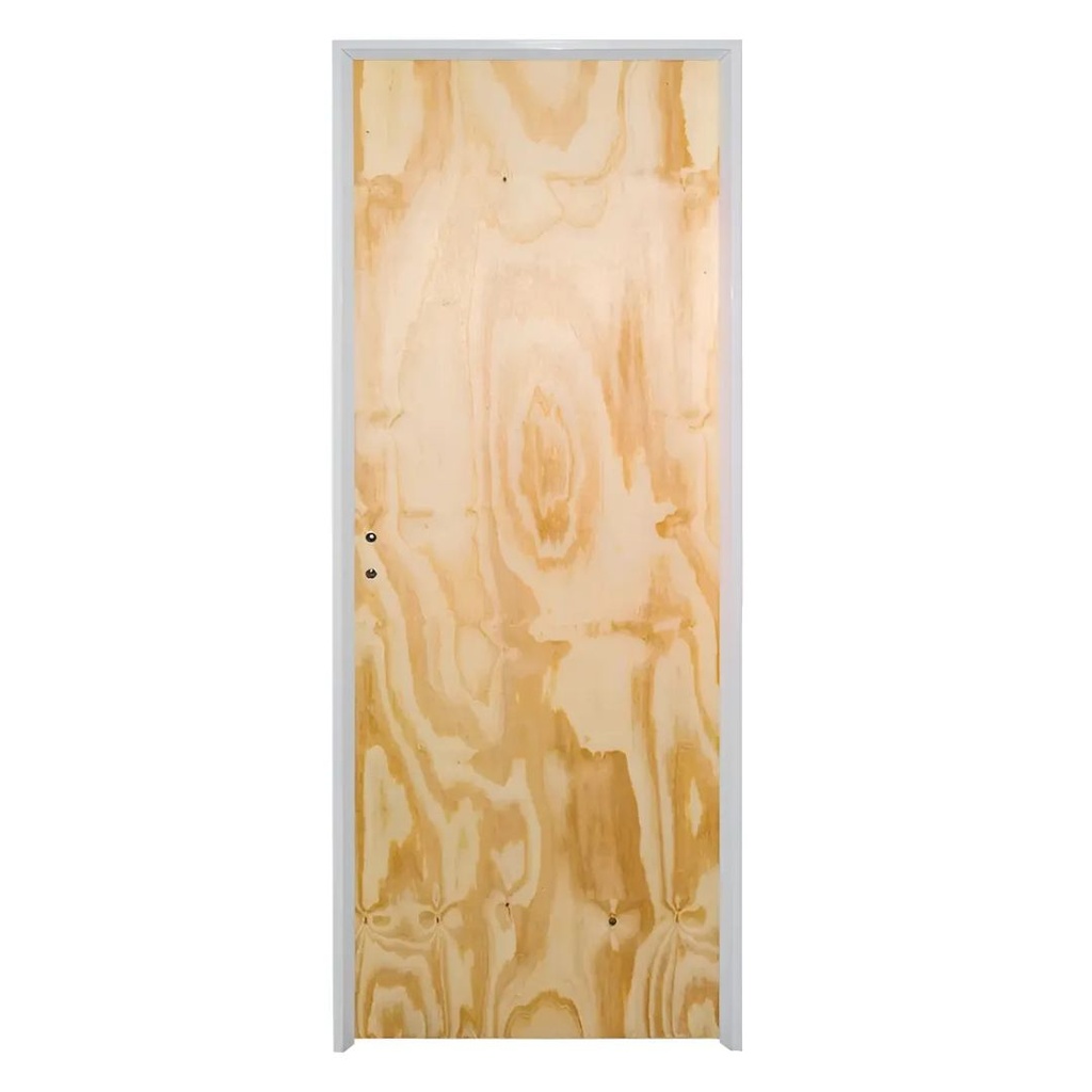 Puerta placa marco aluminio (Derecha, 0,75 x 2,00)
