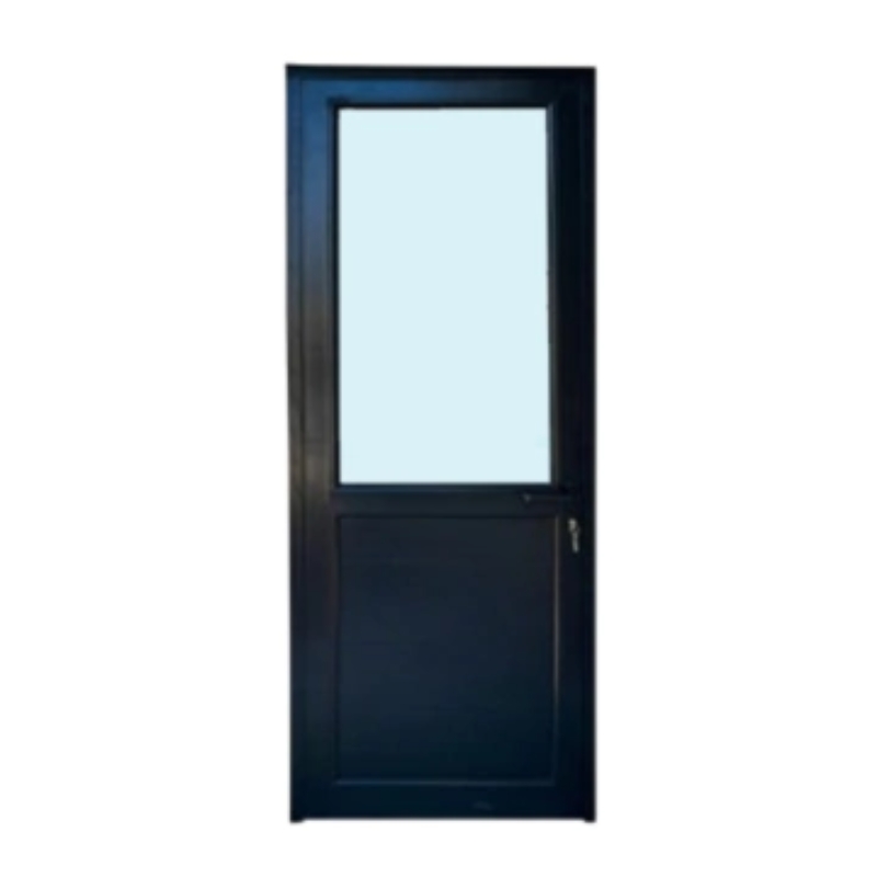 Puerta 1/2 VIDRIO NEGRA 36mm (Derecha, 0,70 x 2,00)