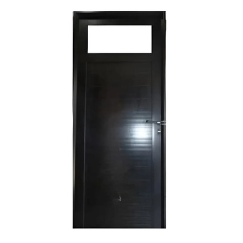 Puerta 1/4 VIDRIO NEGRA 36mm (Derecha, 0,70 x 2,00)